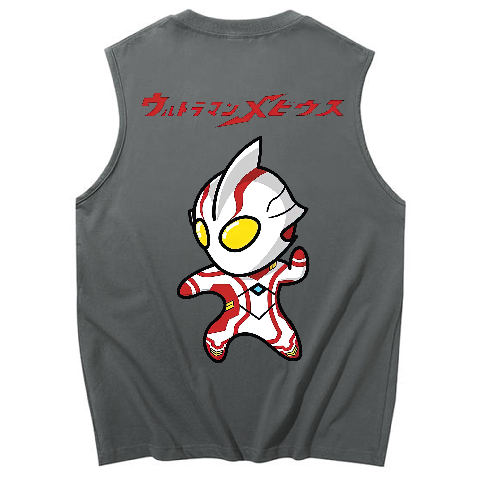 （画像用） ウルトラマン Ultraman コットン100％タンクトップ（背面プリント）